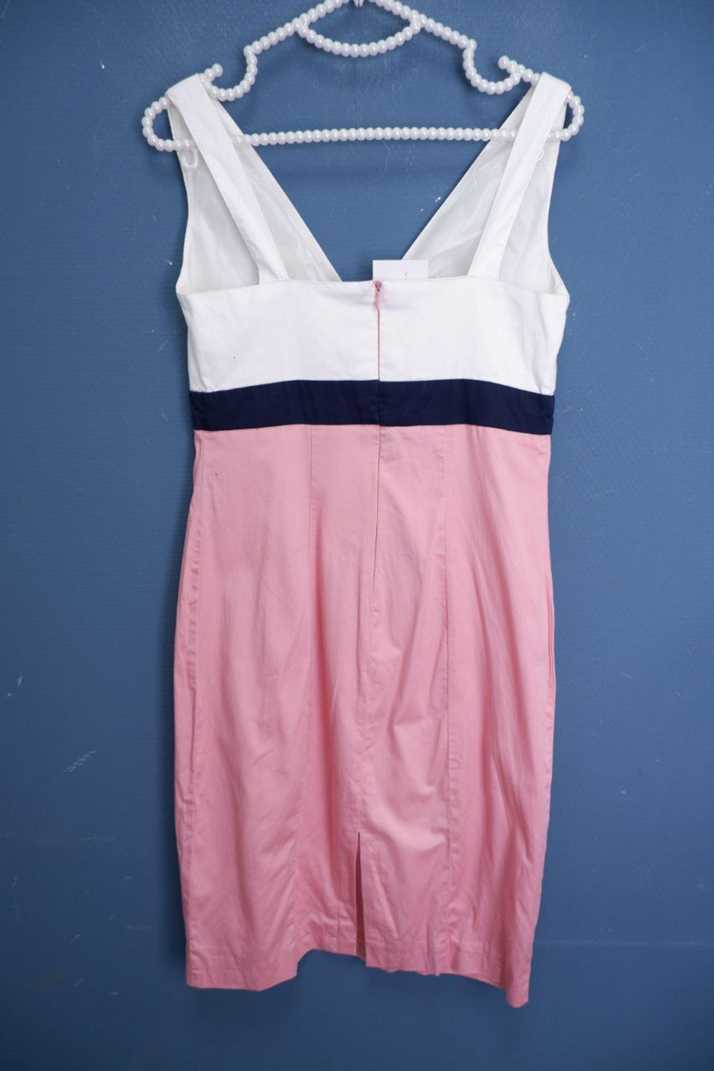 Платье летнее комбинированное 44 размер