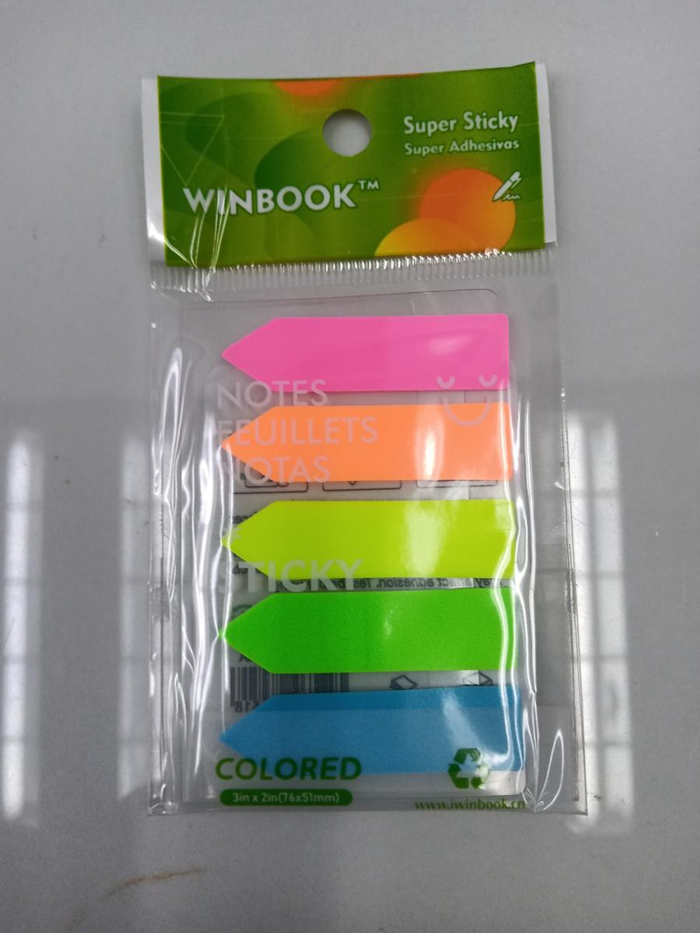 Стикеры пластиковые, стрелки, 5 шт, в пакете с подвесом