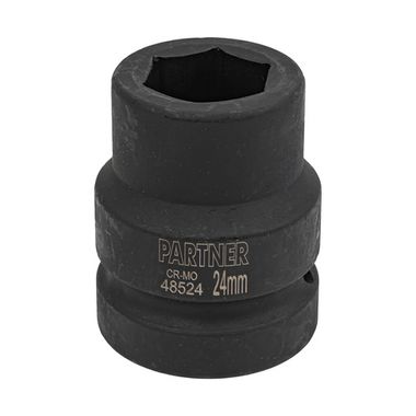 Головка ударная 24мм (6гр),1'' Partner PA-48524