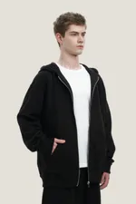 Худи Weme на молнии Оверсайз черный