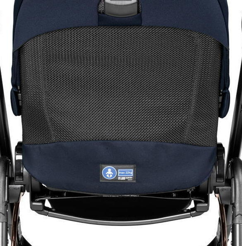 Коляска Peg Perego Veloce TC New Belvedere 2 в 1 Blue Shine