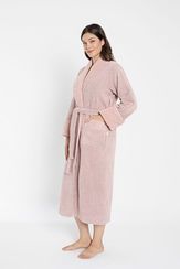 Халат женский махровый 4330 пудра NUSA Турция
