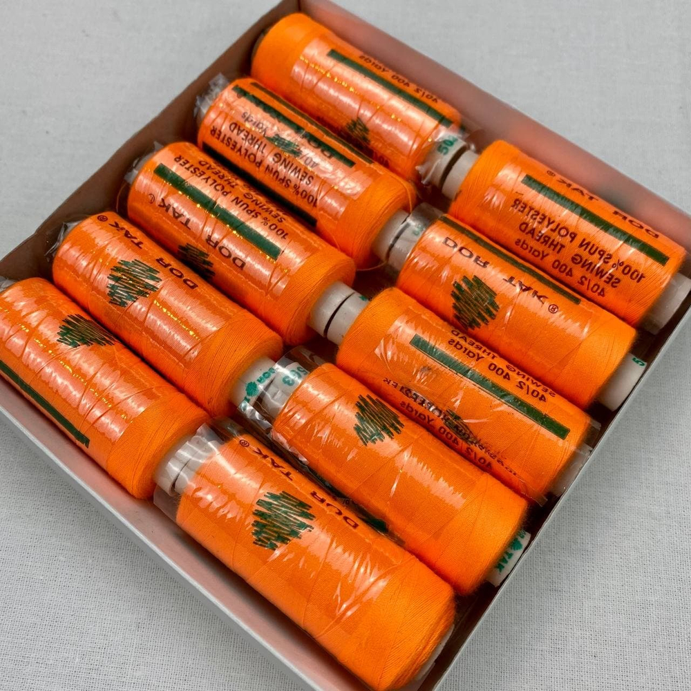 Нитки Dor Tak ярко-оранжевые цв.503