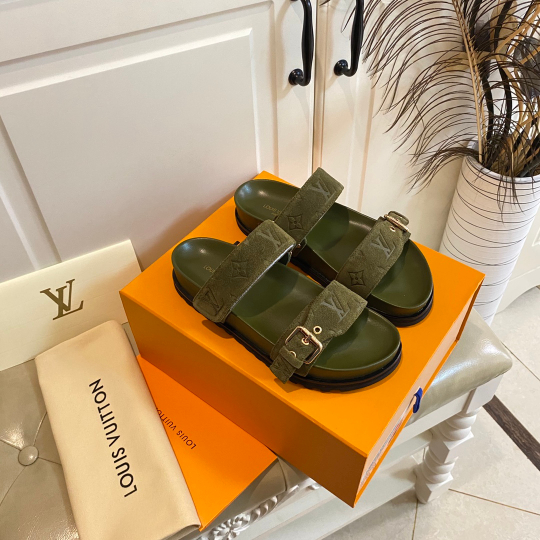 Louis Vuitton Bom Dia Flat Comfort Mule