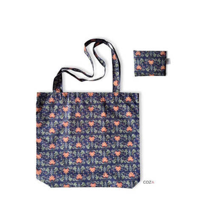 Сумка-шоппер COZA складная с принтом "Васнецов", 35х41 см