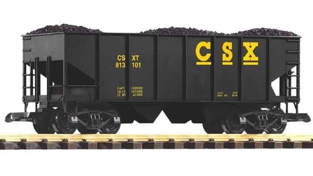 G Вагон-хоппер с ребристыми бортами CSX с углем, 813101