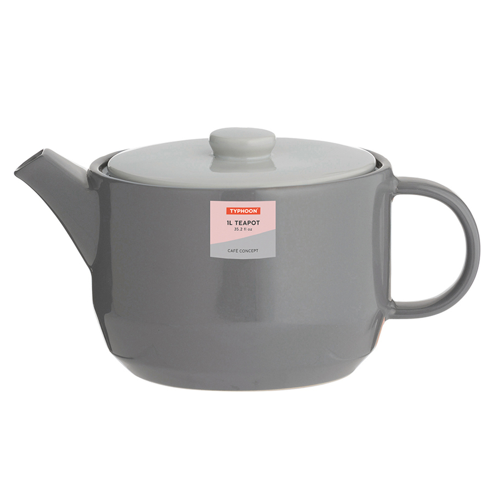 Чайник заварочный cafe concept 1 л темно-серый