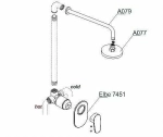 Душевая система WasserKRAFT Elbe 7400 A12777