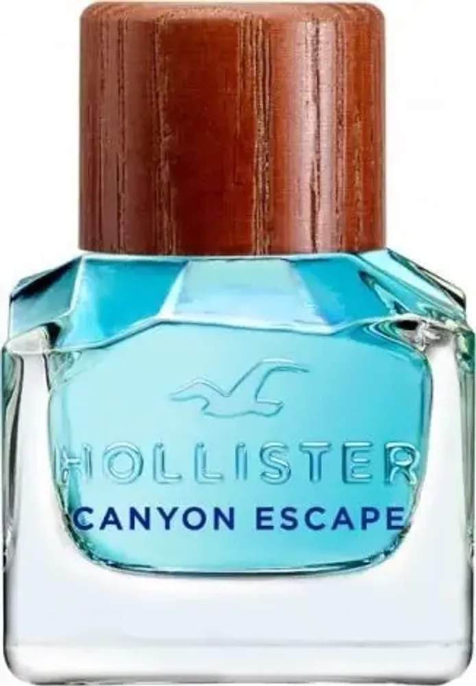 Уникальная мужская туалетная вода Hollister Canyon Escape Man EDT 100 мл с нотами бергамота и кардамона.