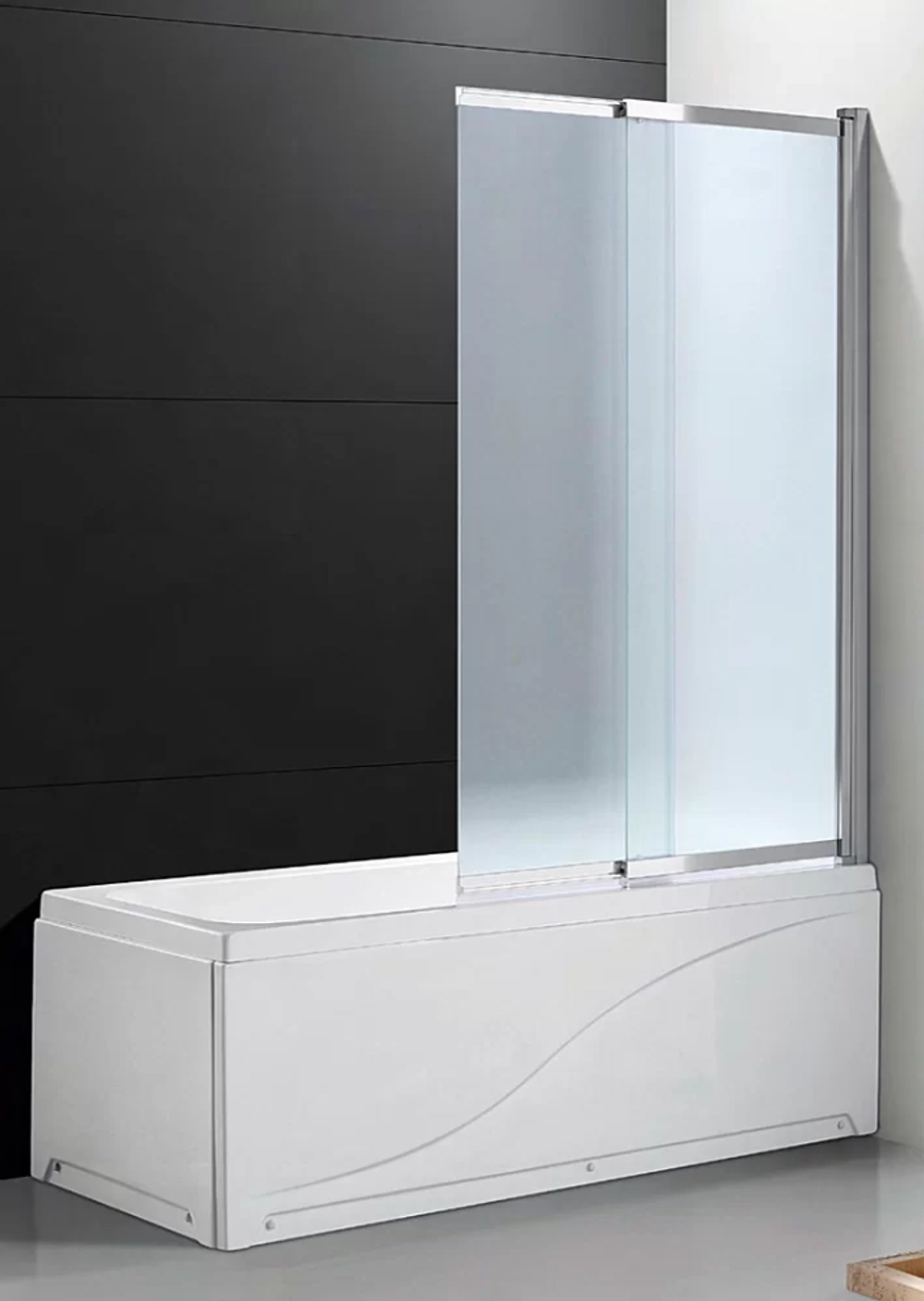 Шторка для ванны Cezares Slider-VF-11-100/150 матовая