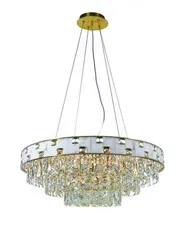 5776P/18A PLATING BRASS+CLEAR (1) Люстра (в 2-х коробках) NW
