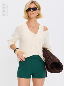 Экстра короткие шорты из футера