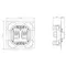 Donel механизм розетки RJ45 + RJ45 (двойная) cat.5/ClassE-8/8, серия DB