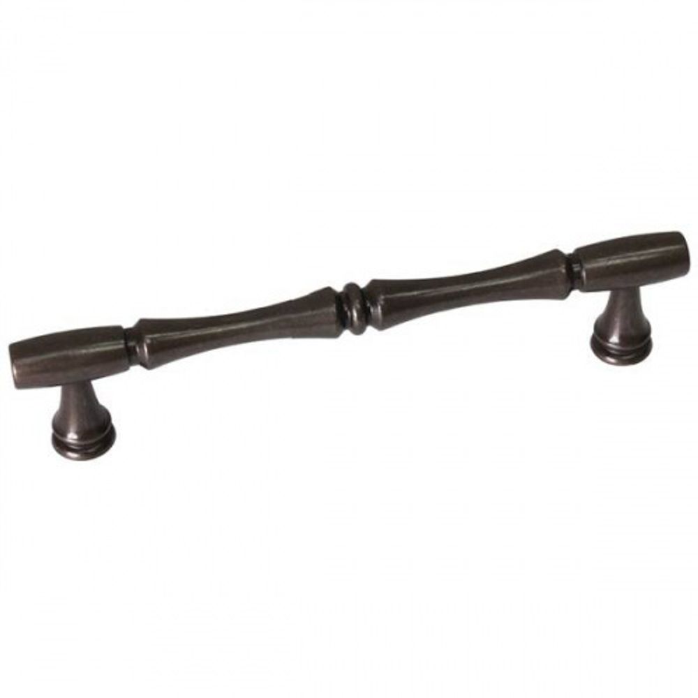 Ручка-скоба 128мм, отделка бронза темная