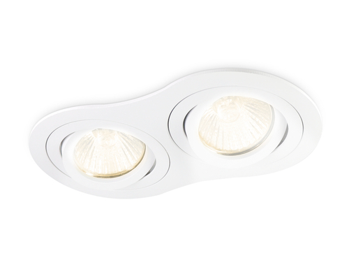 Встраиваемый точечный поворотный светильник GU5.3 TN102505/2 WH белый GU5.3 175*95*28