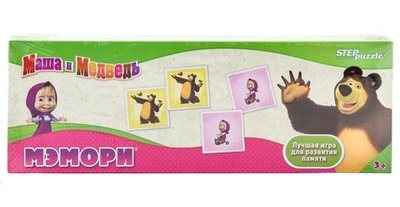Мэмори "Маша и Медведь" (Степ пазл)
