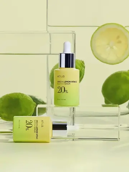 Anua Осветляющая сыворотка с 20% витамина С и экстрактом зелёного лимона Green Lemon Vita C Blemish Serum 20 гр