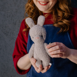 Игрушка ручной работы Зайка из букле