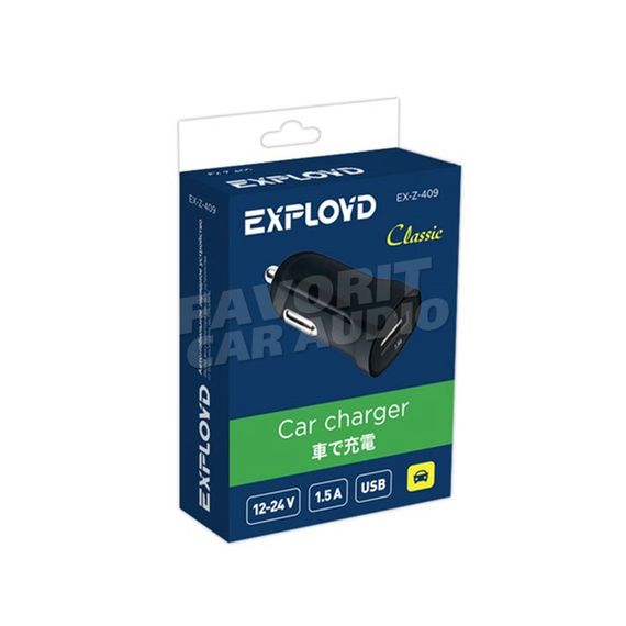 АЗУ 1USB Exployd EX-Z-409 Classic 1500mA чёрный