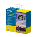 Цифровой оконный термометр RST на липучке, белый (RST01077)