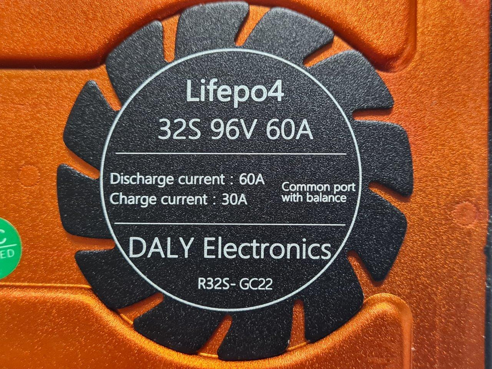 Плата контроля BMS LiFePO4 32S 96V 60A