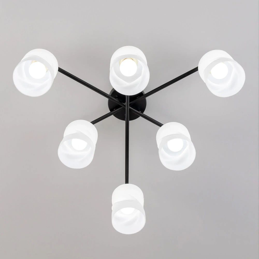 Citilux Нильс CL132165 Люстра потолочная Чёрная