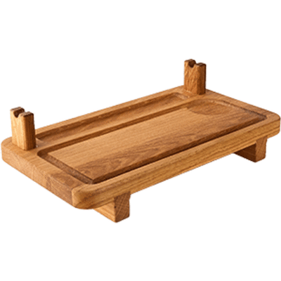 Доска для подачи шашлыка (1 шампур);дуб;H=43,L=298,B=168мм