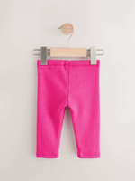 Легинсы с флисовой подкладкой и вышивкой для девочки Next E51-646, Фуксия