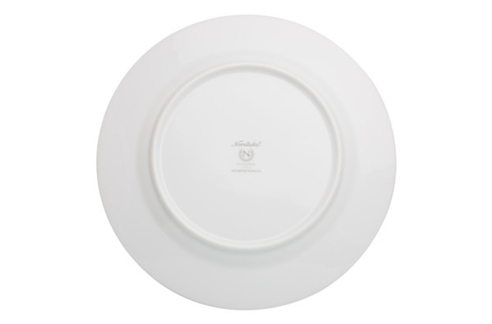 Тарелка закусочная 21см Noritake Рочестер с платиновым кантом