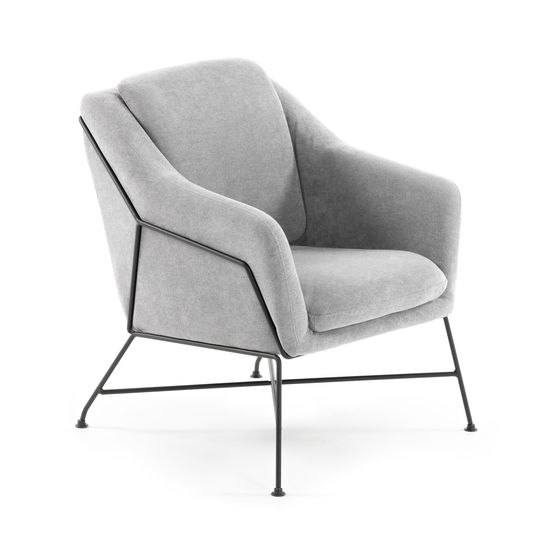 Кресло Brida светло-серое Испания Lа Forma