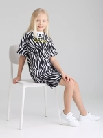 Платье в садик для девочки с принтом