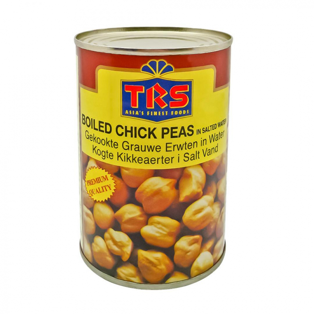 TRS Canned Boiled Chickpeas Нут белый консервированный 400г