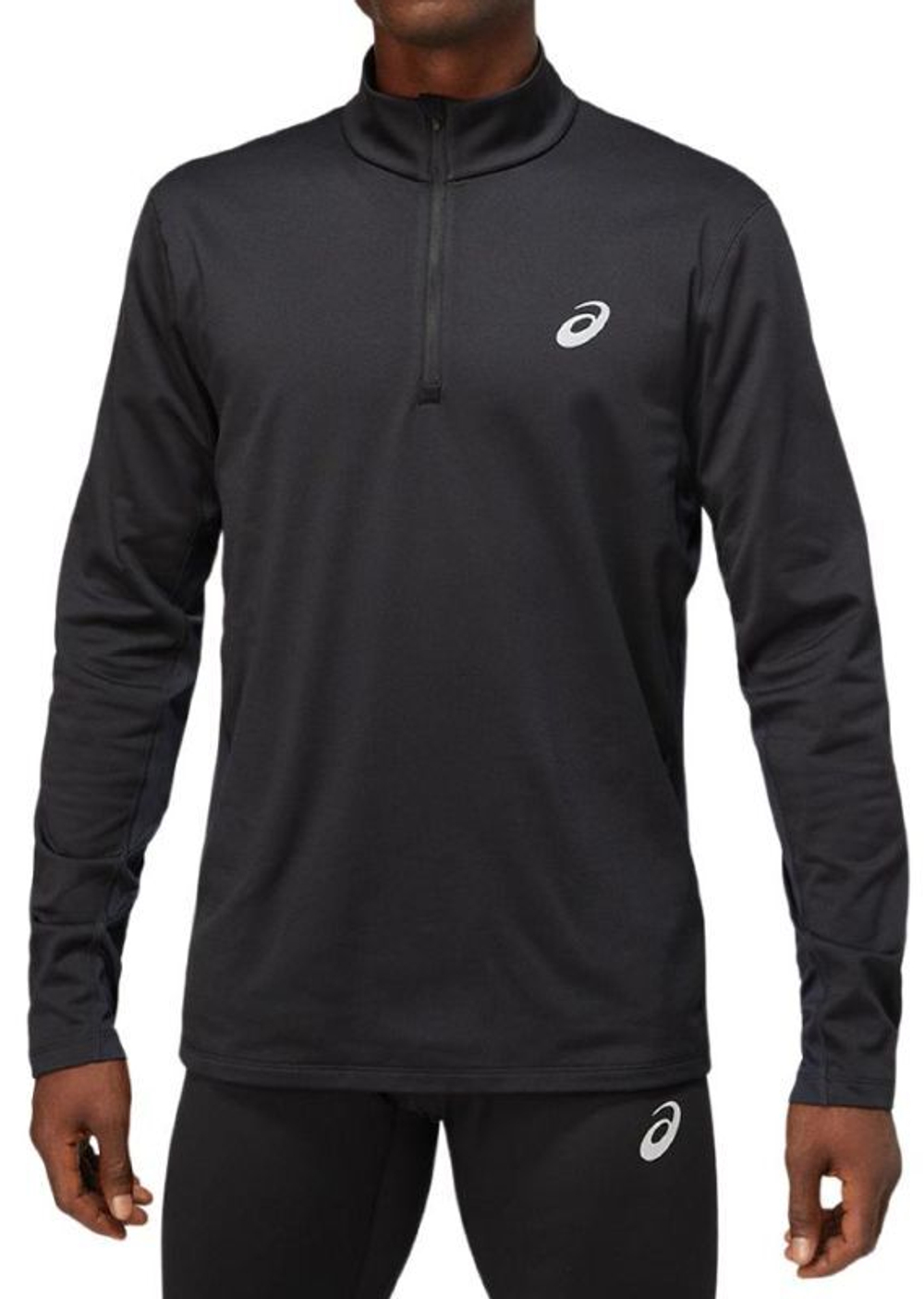 Футболка мужская теннисная теннисная Asics Core LS 1/2 Zip Winter Top M - performance black