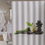 Штора для ванн 180х180 см, ПЭ, Орхидея белая, STSC1031