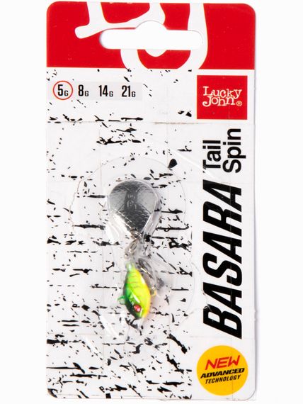 Тейл-спиннер Lucky John BASARA TAIL SPIN 05.0г 003 в блистере