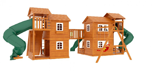 Детская деревянная площадка Домик 7
