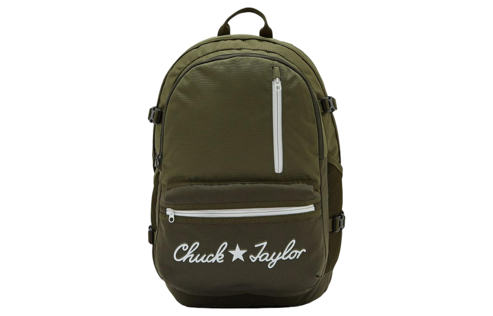 Converse Straight Edge Polyester Laptop Bag Backpack Regular Unisex Green