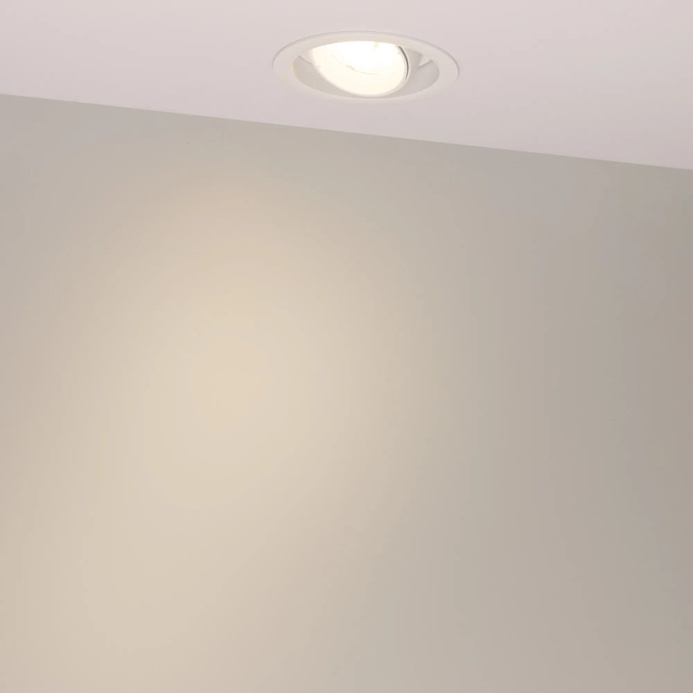 Светильник MS-VORTEX-BUILT-R110-20W Warm3000 (WH-WH, 20 deg, 230V) (Arlight, IP20 Металл, 5 лет) 056565