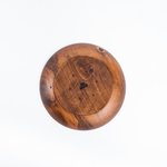 Деревянная плоская тарелка Art of Siberia из сибирского кедра серии ЛОТОС T155