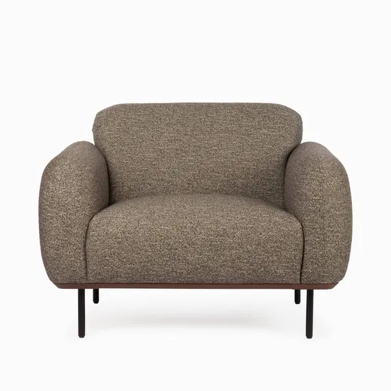 Кресло Blocco, серо-коричневое