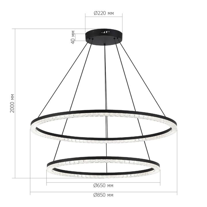 Подвесной светильник ST Luce Эвклидик SL1018.403.02