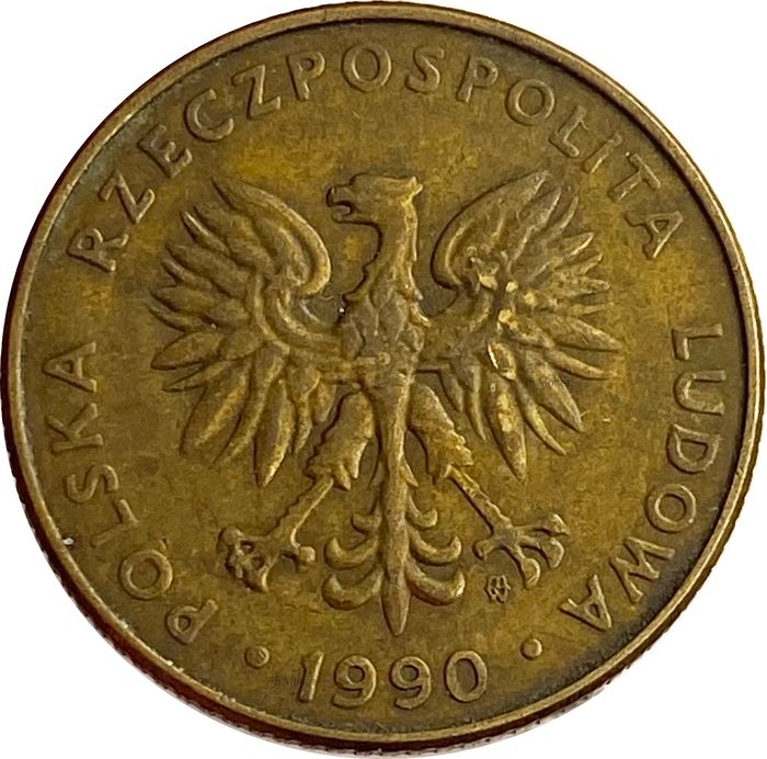 10 злотых 1990 Польша XF