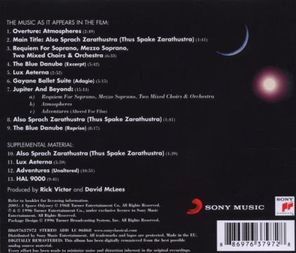 Soundtrack / 2001: A Space Odyssey (CD)