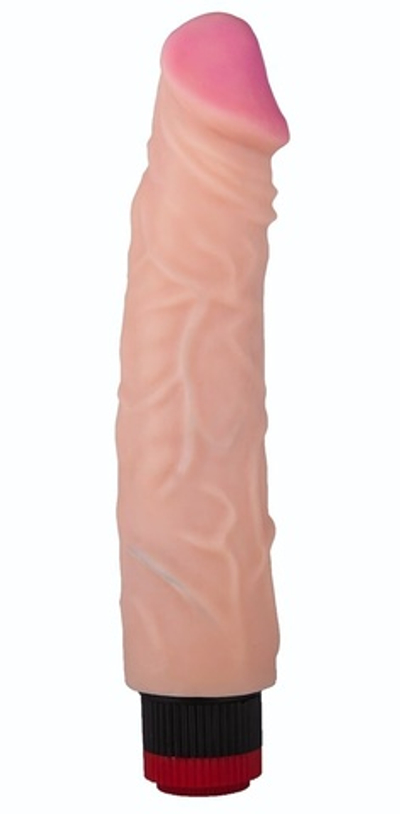 Телесный вибратор HUMAN FORM - 20,5 см. (Цвет: телесный)