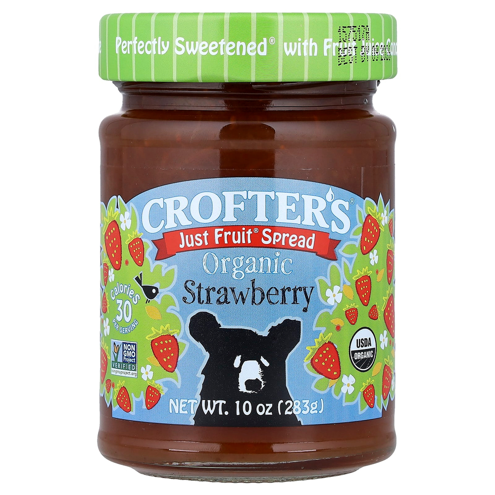 Crofter's Organic, органический спред Just Fruit®, со вкусом клубники, 283 г (10 унций)