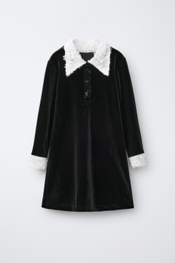 ZARA ГОТИЧЕСКОЕ ПЛАТЬЕ-КОСТЮМ, ЧЕРНЫЙ