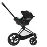 Коляска 3 в 1 Cybex Priam IV Matt Black complete и автокресло Aton S2 i-Size Moon Black Cozy Beige