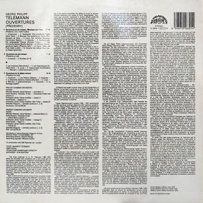 Telemann / Ouvertures (LP)