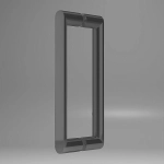Душевой уголок Vincea Dice VSR-4D8015CLGM 150x80 стекло прозрачное/профиль вороненая сталь
