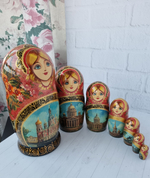 Матрешка "Санкт-Петербург" 7 мест